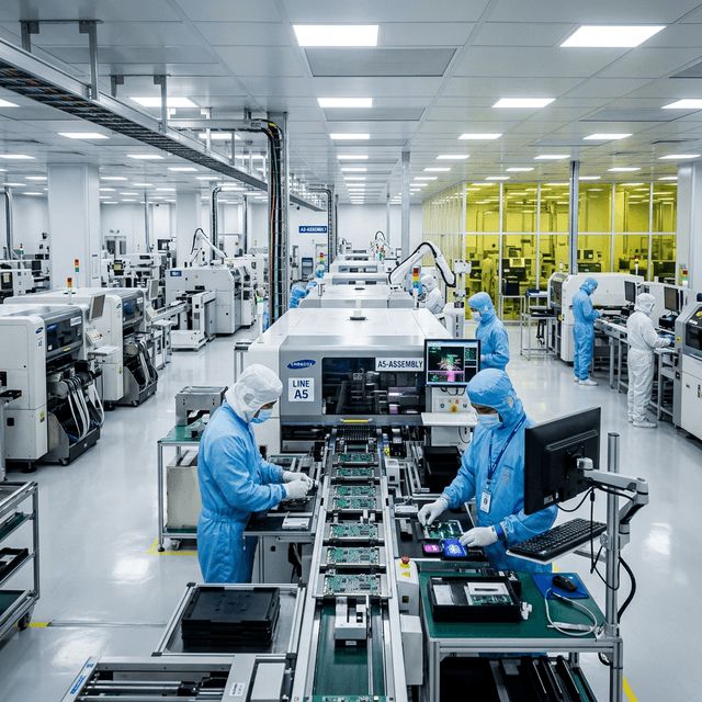 Chiếu sáng Nhà máy Samsung Thái Nguyên