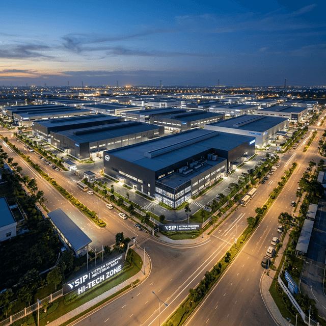 Chiếu sáng KCN VSIP Bình Dương